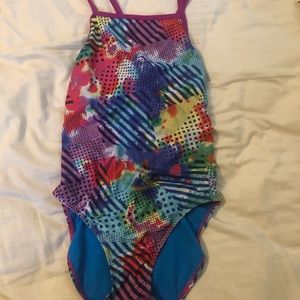 Speedo one piece bathing suit